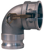 DIXON 300DA-90AL Cam and Groove x Cam and Groove Elbows 90 Deg Elbows male adapter x female coupler