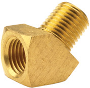 Dixon 3060808C 1/2" Male NPTF x 1/2" Fem NPTF 45 Deg Brass Extruded Street Elbow