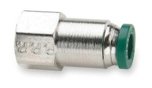 Parker 66PLP-5/32-4 Female Connector, NP Brass, 5/32 In, PK 10