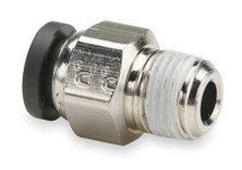 Parker W68PW-6-2 Male Connector, PrestoWeld(TM), 3/8 In