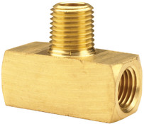 Dixon 3240808C 1/2" NPTF Brass Male Branch Tee Extruded