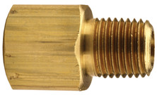 Dixon 3750806C 3/8" Male NPTF x 1/2" Fem NPTF Brass Threaded Adapter
