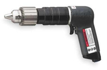 Ingersoll-Rand 7AMST6 Air Drill, Keyed, 3/8 In Chuck, 1400 RPM