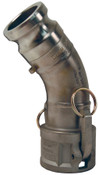 DIXON 400DA-45AL Cam and Groove x Cam and Groove Elbows 45 Deg Elbows male adapter x female coupler