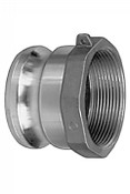 Kuriyama AL-A050 Aluminum Part A Male Adapter x Female NPT, 1/2 x 1/2"