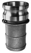 Kuriyama BR-E125 Brass Part E Male Adapter x Hose Shank, 1-1/4"
