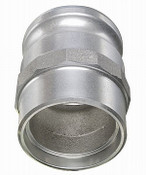 Kuriyama BW-ALF300 Aluminum Part F Male Adapter, 3"