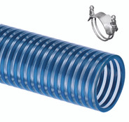 Kuriyama BW125X100 Low Temperature PVC Suction Hose, 1.250" x 100'