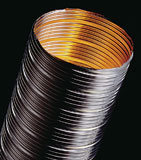 Kuriyama HTA3008-400X25 HTA3008 Series Aluminium Convoluted Hot Air Ducting Hoses