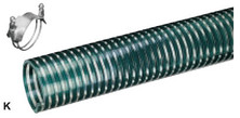 Kuriyama K250X100 Standard Duty PVC Suction Hose, 2.500" x 100'