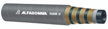 Alfagomma T898AB-06 Flexor 12 Hydraulic Hose, Four wire spiral, 0.380", 9.5 mm