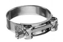 TBC-SSC043 Heavy Duty T-Bolt Clamp, 304 SS Band, Carbon Steel Bolt and Nut, 1 5/8 to 1 13/16"