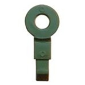 210003 Label Safe 1/8" BSP - Fill Point ID Washer - (10mm) - Dark Green