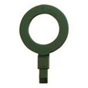 Label Safe 260003 1" BSP - Fill Point ID Washer - (34.4mm) - Dark Green