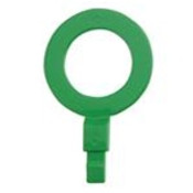 Label Safe 260005 1" BSP - Fill Point ID Washer - (34.4mm) - Mid Green