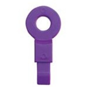 210007 Label Safe 1/8" BSP - Fill Point ID Washer - (10mm) - Purple