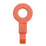 220008 Label Safe 1/4" BSP - Fill Point ID Washer - (14mm) - Red