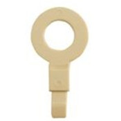 Label Safe 230000 3/8" BSP - Fill Point ID Washer - (17.8mm) - Beige