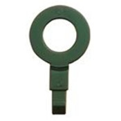 Label Safe 240003 1/2" BSP - Fill Point ID Washer - (21.3mm) - Dark Green