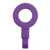 Label Safe 240007 1/2" BSP - Fill Point ID Washer - (21.3mm) - Purple