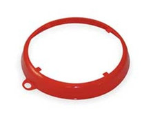 207008 Oil Safe Color Coded Drum Ring - LABEL SAFE - Red