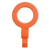 Label Safe 250006 3/4" BSP - Fill Point ID Washer - (27mm) - Orange