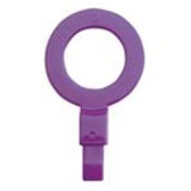 Label Safe 250007 3/4" BSP - Fill Point ID Washer - (27mm) - Purple