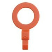 Label Safe 250008 3/4" BSP - Fill Point ID Washer - (27mm) - Red
