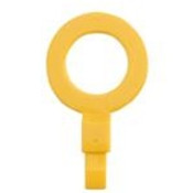 Label Safe 250009 3/4" BSP - Fill Point ID Washer - (27mm) - Yellow