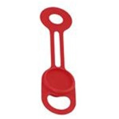 Oil Safe 291008 1/4" (6.3mm) Grease Fitting Protector - Red
