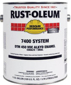 RustOleum 7232402 Semi-Gloss Pleasant Green High Performance 7400 System DTM <450 VOC Alkyd Enamel