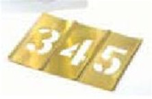 CH Hanson 10016 6'' Numbers Stencil Set