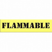 CH Hanson 12410 FLAMMABLE Safety Sign Stencil