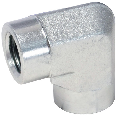 Dixon 5504-4 1/4"-18 90 Deg Fem NPTF Pipe Elbow Zinc Plated Steel