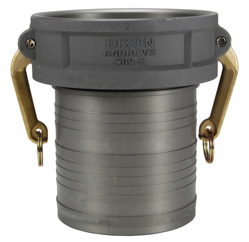 Dixon 600-C-ALH 6" Alum Hardcoat Female Coupler x