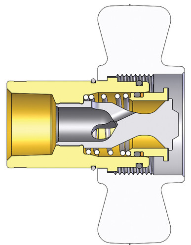 Dixon 6WBF6-B 3/4" WING COUPLER, 3/4" BSPP, BRASS Body Material: BRASS Body Size: 3/4"