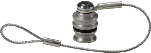 Dixon 8HDP-A 1" ISO-B DUST PLUG, ALUMINUM Body Material: ALUMINUM Body Size: 1"