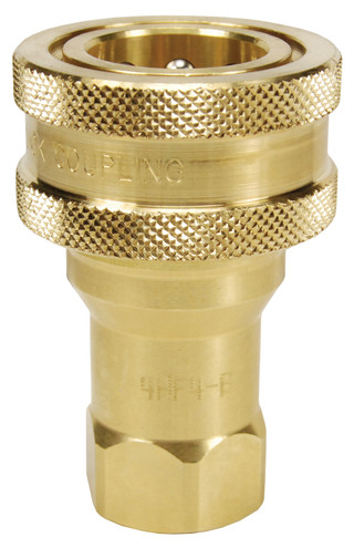 Dixon 8HF8-B 1" ISO-B COUPLER, 1" NPTF, BRASS Body Material: BRASS Body Size: 1"