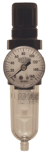 Dixon B07-102AG 1/8" Mini Filter / Regulator, Auto