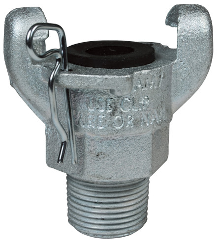 Dixon AM7 3/4" Iron Air King Male NPT w/Clip
