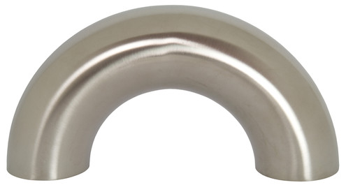 Dixon B2WUL-R100P 1" Polished Weld 180 Deg Return Bend 316L