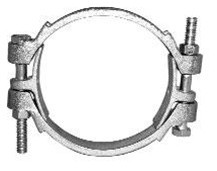 Blastline DB400 Double Bolt Hose Clamps, 3-1/2" to 4" OD