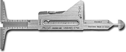 GAL Gage 1 HI-LO Welding Gauge Stainless Steel