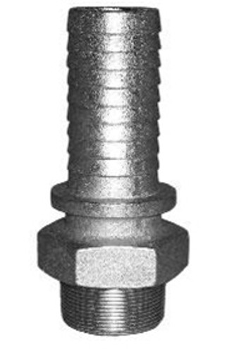 Blastline MS48-48 Hex Air Hose Nipples Hose: 3" Thread: 3"