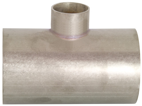 Dixon B7RWWW-R150100U 1.5" x 1" 316L Reducing Weld Tee Unpolished