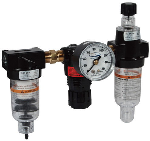 Dixon C03-01A 1/8" Mini Combo Unit Auto Drain