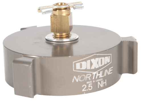 Dixon CAP450FABS 4.5" Aluminum Female NST Test Cap w/ ABS, Rocker Lug