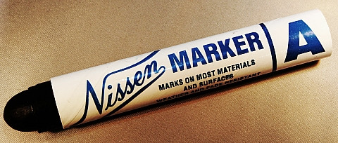 Nissen MABK Black Marker A, 144/Case