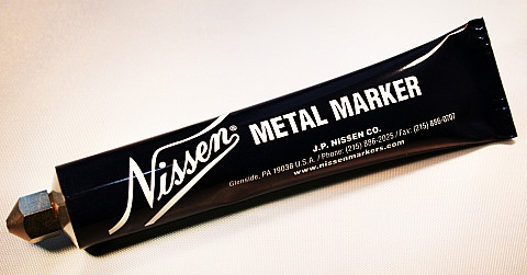 Nissen MMPIF Pink Metal Marker, 5/64" Point Size, 12/Pk