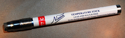 Nissen T350 Temperature Indicating Sticks, 350 Deg F (177 Deg C), 12/Pk